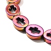 Electroplated Synthetic Non-magnetic Hematite Beads Strands G-L613-Z01-02I-3