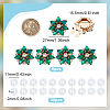 Alloy Cufflinks & 4-Hole Plastic Buttons HJEW-NB00244-2