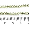 Electroplated Synthetic Non-magnetic Hematite Beads Strands G-C248-D01-3mm-01-4