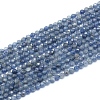 Natural Iolite/Cordierite/Dichroite Beads Strands G-G823-15-2.5mm-1
