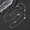304 Stainless Steel Link Chain Necklaces for Women Men NJEW-K292-01J-P-1
