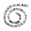 Handmade Polymer Clay Beads Strands CLAY-R089-6mm-153-2