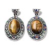 Natural Tiger Eye Pendants FIND-A041-01AS-03-1