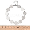 Religion 304 Stainless Steel Link Chain Bracelets for Women LS-BJEW-F524-01P-5