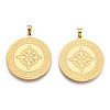 304 Stainless Steel Pendants STAS-P321-03G-2