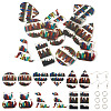 DIY Bookshelf Acrylic Dangle Earring Making Kit DIY-TA0009-66-1