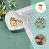100Pcs Brass Spacer Beads KK-FI0001-02B-G-5