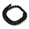Natural Black Onyx Beads Strands G-C280-B01-8mm-3