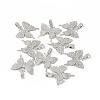 Alloy Rhinestone European Dangle Charms PALLOY-M206-08P-4