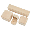 4pcs 4 styles Square & Rectangle Velvet Jewelry Gift Boxes Set ODIS-DC0001-02-1
