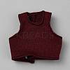 Cloth Doll Sleeveless T-shirt DIY-WH0622-255D-1