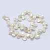 Natural Baroque Pearl Keshi Pearl Beads Strands PEAR-K004-29-2