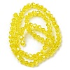 Transparent Electroplate Glass Beads Strands EGLA-A039-T2mm-A21-2