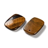 Natural Tiger Eye Pendants G-B123-06B-2