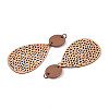 Bohemian Retro Hollow Teardrop Leather Pendants FIND-N007-02B-02-2