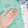 32Pcs 2 Colors Brass Clip-on Earring Findings KK-UN0001-87-4