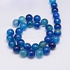 Natural Agate Beads Strands G-G583-10mm-05-2