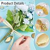Alloy & Brass Wedding Photo Locket Pendant Decoration HJEW-WR00001-3