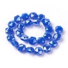 Eletroplate Glass Beads Strands EGLA-J109A-E25-2