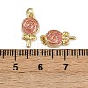 Brass Enamel Lollipop Charms KK-D424-20A-G-3