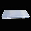 Transparent Plastic Storage Box CON-WH0070-10A-1