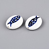 Handmade Porcelain Beads X-PORC-T134-03-2