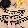Cotton Fringe Lace Trim Ribbon OCOR-WH0105-008B-3