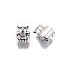 Tibetan Style Alloy European Beads TIBE-S314-98AS-RS-1