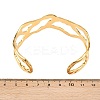 304 Stainless Steel Cuff Bangles for Women BJEW-Z153-01G-3