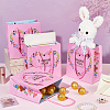 Heart Flower Thank You Printed Paper Storage Gift Tote Bags for Wedding Party Gift Wrapping Bags ABAG-WH0038-77A-4