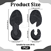Shoe Repair Synthetic Rubber Shoe Sole Replacement DIY-WH0899-726B-2