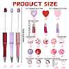 DIY Valentine's Day Personalized Beadable Pen Sets DIY-YW0012-95-2