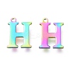 Ion Plating(IP) 304 Stainless Steel Charms STAS-H112-H-M-1