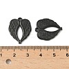 304 Stainless Steel Pendants STAS-Q362-10B-3