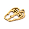 201 Stainless Steel Pendants STAS-U016-03G-2
