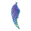 304 Stainless Steel Big Pendants STAS-R116-05RC-1