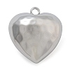 Anti-Tarnish 304 Stainless Steel Pendants STAS-M084-03F-P-1