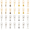 28Pcs 14 Styles Alloy Zipper Puller HJEW-OC00060-1