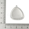 304 Stainless Steel Pendant Cabochon Settings for Enamel LS-STAS-L293-03P-3