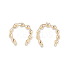 Brass Stud Earring Findings KK-N232-485-2