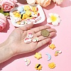 30Pcs 10 Styles Opaque Resin Cabochons CRES-YW0001-27-5