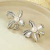 304 Stainless Steel Stud Earrings EJEW-C133-03P-1