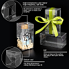 Transparent PET Tea Storage Boxes CON-WH0106-08B-4