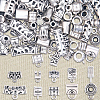 100Pcs 10 Styles Alloy Tube Bails TIBE-SC0002-27-5