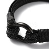 Microfiber Braided Cord Bracelet BJEW-F460-08B-1-2