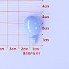 Opaque Resin Cabochons RESI-WH0029-13-1