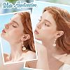 30Pcs Brass Leverback Earring Findings FIND-BBC0003-20G-5