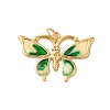 Rack Plating Brass Enamel Pendants KK-G504-04G-03-1