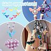 60Pcs 10 Colors AB Color Plated Acrylic Beads PACR-PH0001-11-6
