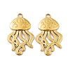 Ion Plating(IP) 304 Stainless Steel Pendants STAS-G335-05G-1